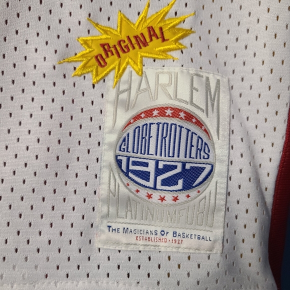 #35 "Geese" Harlem Globetrotters Platinum Fubu Original Size 2X - Picture 5 of 8